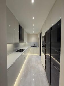 modern kitchen in 10 Marla house for sale Bahria Town Rawalpindi Overseas Sector