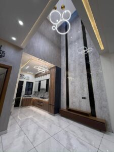 TV lounge in luxury 5 Marla house Bahria Town Phase 8 Drawing Room: