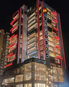 corporate plaza for sale fully rented to Jazz high rise commercial building