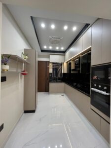 modern kitchen in 7 Marla house for sale Bahria Town Phase 8