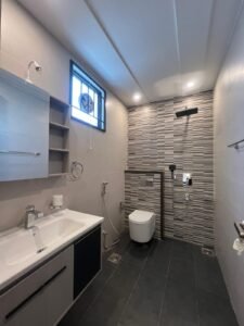 modern bathroom in 10 Marla house Bahria Town Phase 8 Rawalpindi