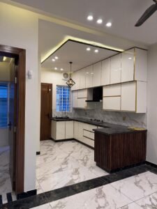 modern kitchen in 5 Marla house for sale Bahria Town Rawalpindi