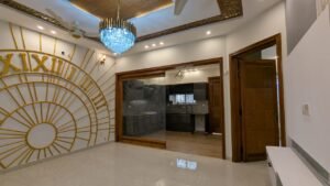 spacious TV lounge in 7 Marla luxury house Bahria Town Phase 8