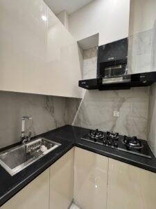 premium kitchen with Wellmax accessories in 10 Marla luxury house